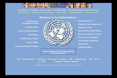 UN website